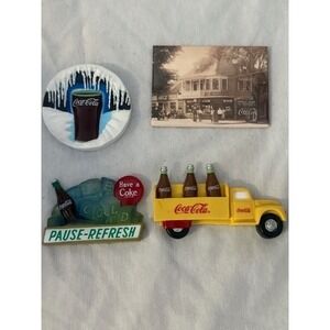 Coca-Cola Fridge Magnets Vintage Style Truck Pause Refresh Decor‎ Lot